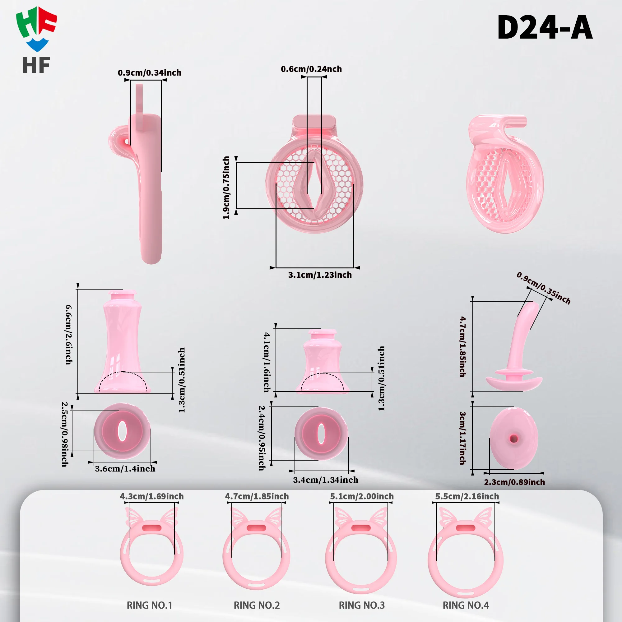سيسي سلبي مقلوب قفص العفة المتطرفة مع 4 حجم حلقات سيليكون عبودية الديك ممارسة البول انسداد الجنس لعب للرجل