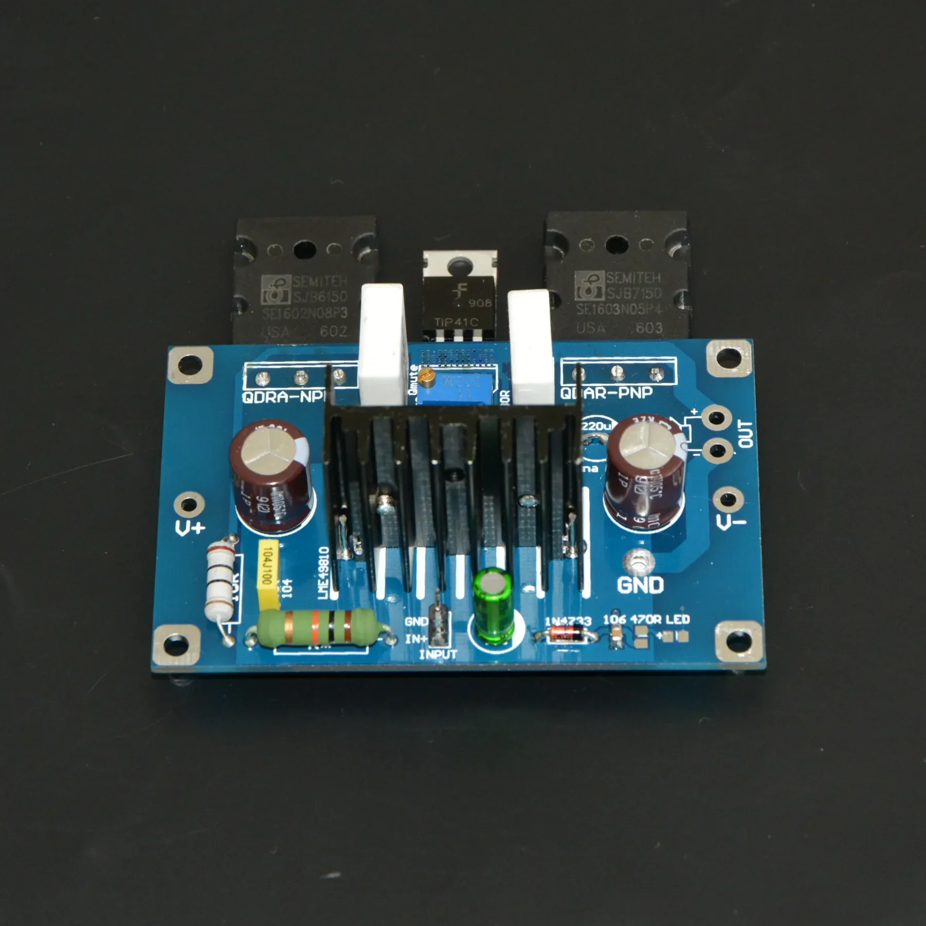 LME49810 Push Tube Amplifier Board Official Standard Circuit Does Not Include LME49810 Chip