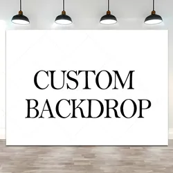 Custom Backdrop Background Birthday Wedding Baby Shower Sports Gathering Anime Cartoon Movies Theme