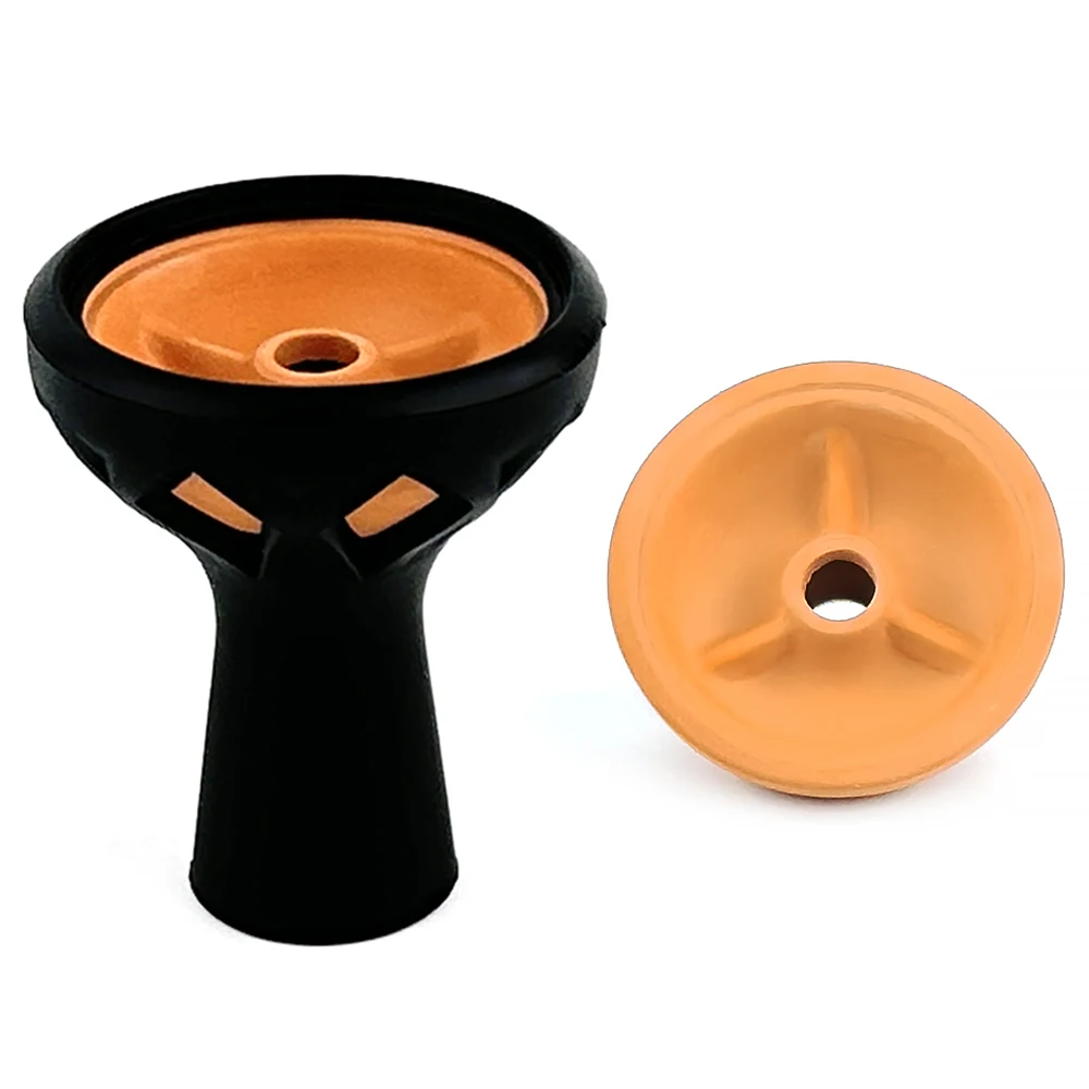 LOMINT New Updated Version Hookah Bowl With Heat-resistant Clay Ceramic Accessories Chicha Shisha Tobacco Holder Head LM-B157