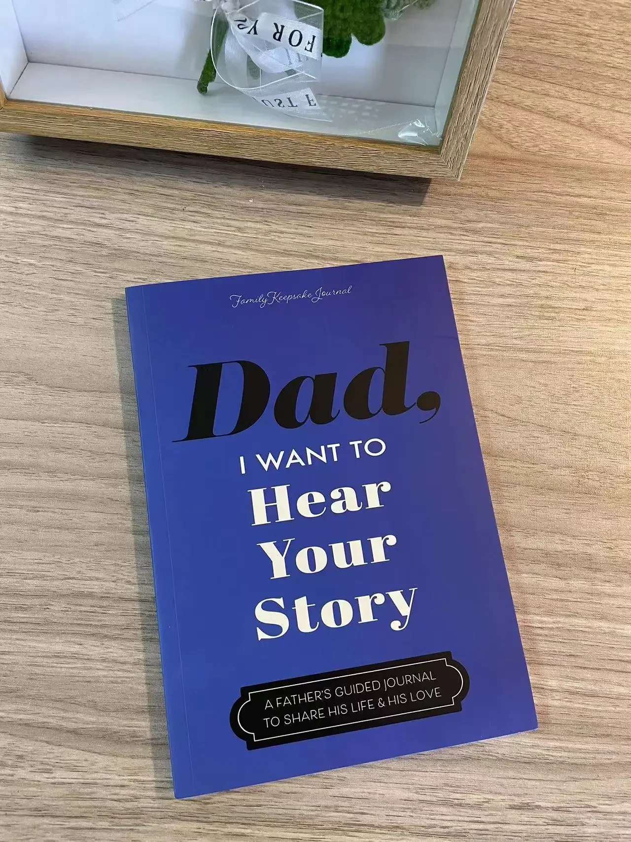 

Dad/Mom I Want To Hear Your Story Journal A Father's Guided Journal Multipurpose Journal Book Portable Notebook School Parents