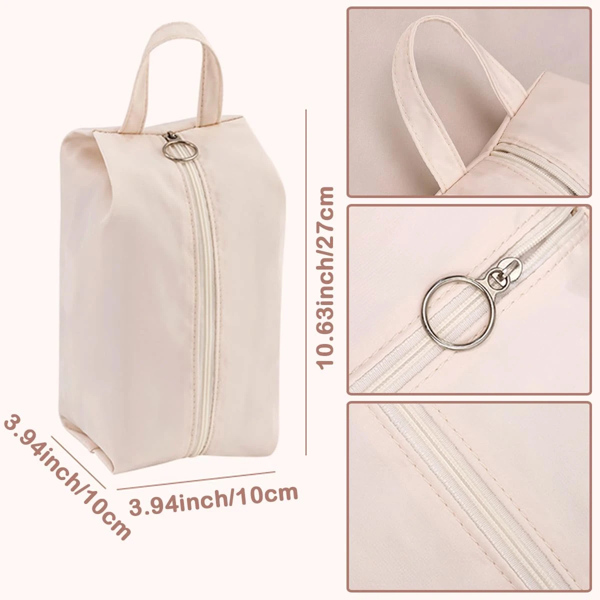 Travel Underwear Organize Storage Bag, Multi-function Cosmetic Bag, Portable Zipper Toiletry Bag, Cube Socks Packing Bags