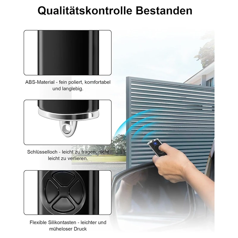 جهاز تحكم عن بعد لفتاحة المرآب 868 ميجا هرتز، 3 قطع لجهاز إرسال هورمان المحمول HSE2-868-BS، HSE-4-868-BS