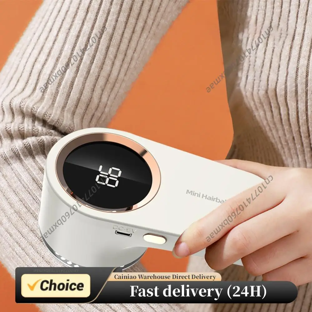 

Electric Lint Remover Sweater Shaver Digital Display Electric Pellet Fluff Remover USB Rechargeable Multifunction for Household