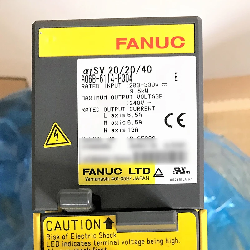 A06B-6114-H302 refurbished Fanuc Servo drive warranty 3 months Test OK