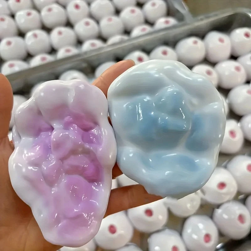 New Squishy Fluid Ice Skin Jelly Ball Squeeze Toy Kids Adult Soft Pinch Pop Fidget Toys Party Gift Novel Entertainment Games