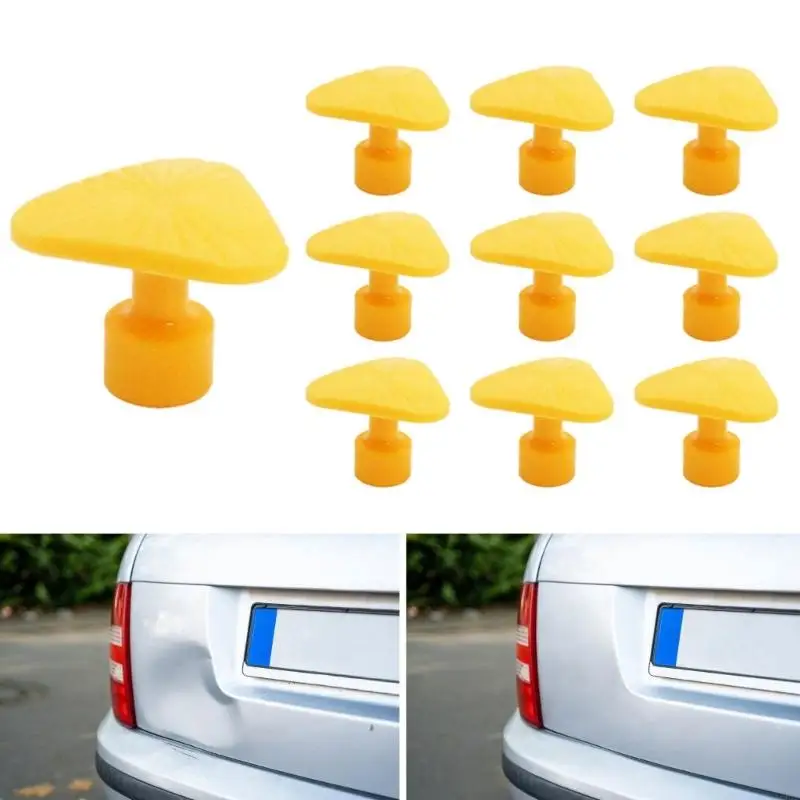 

Car Body Dents Removal Pulling Pad 10Pcs Different Size Dents Repair Puller Pad Paint Repair Puller Glues Pad