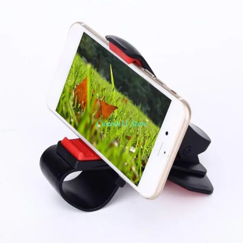 Y1UB Dashboard Sunvisor Mount Cellphone Holder Automotive 360 Degree Rotating Stand