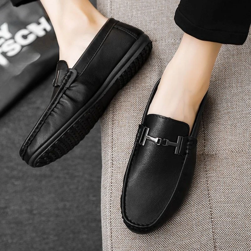 

Новые кожаные туфли без шнуровки на плоской подошве для мужчин, роскошная распродажа, элегантная ретро-элегантная обувь для взрослых, обычная социальная удобная мужская повседневная обувь по низкой цене