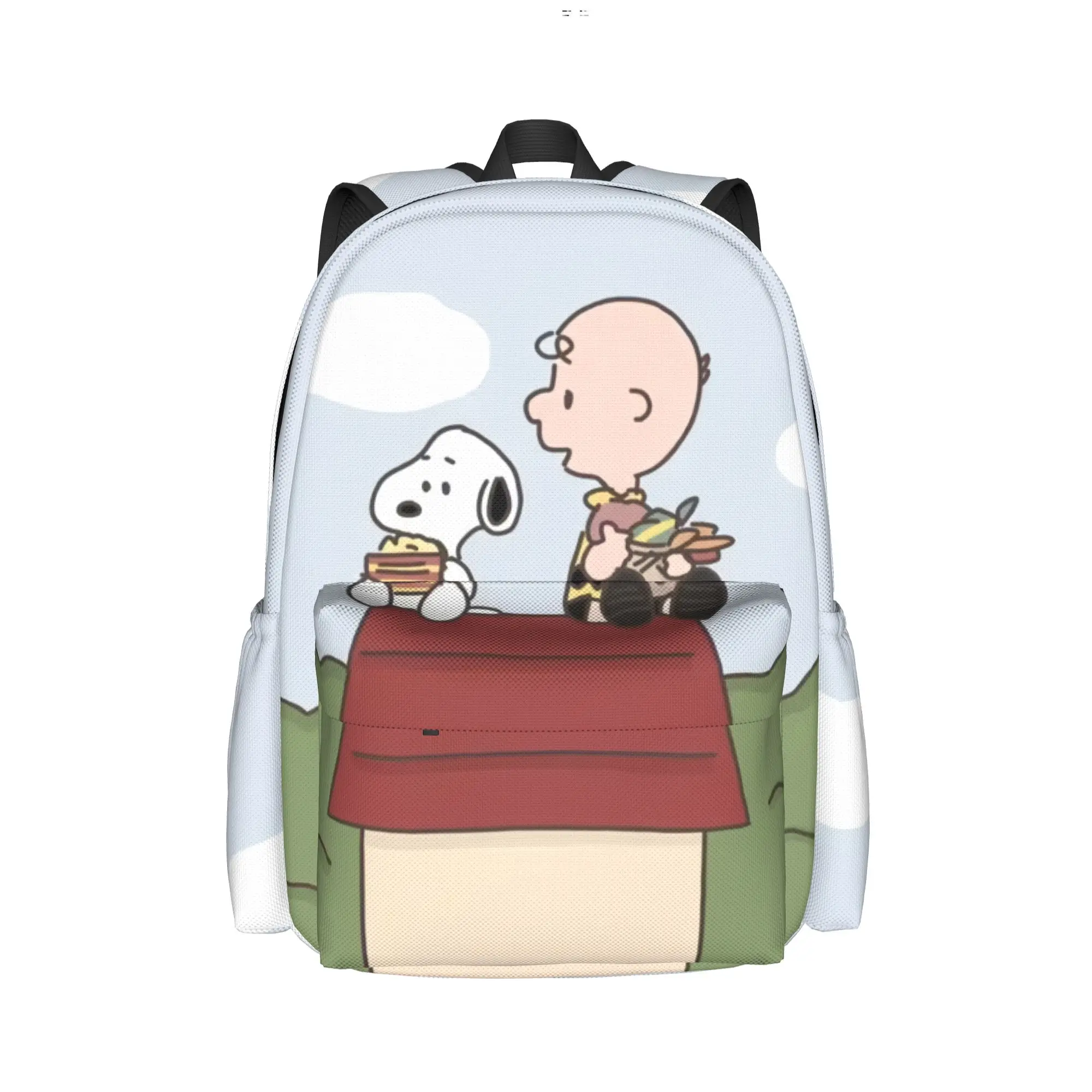 حقيبة ظهر مدرسية خفيفة الوزن ذات سعة كبيرة من سنوبي للسفر في الهواء الطلق، حقيبة ظهر متينة مقاومة للماء للمشي لمسافات طويلة