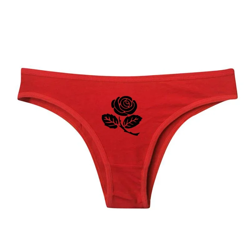 Rode slips ondergoed voor vrouwen kerstkleding slipje katoen leuke cartoon strings ondergoed dames innerlijke sexy panty 2025