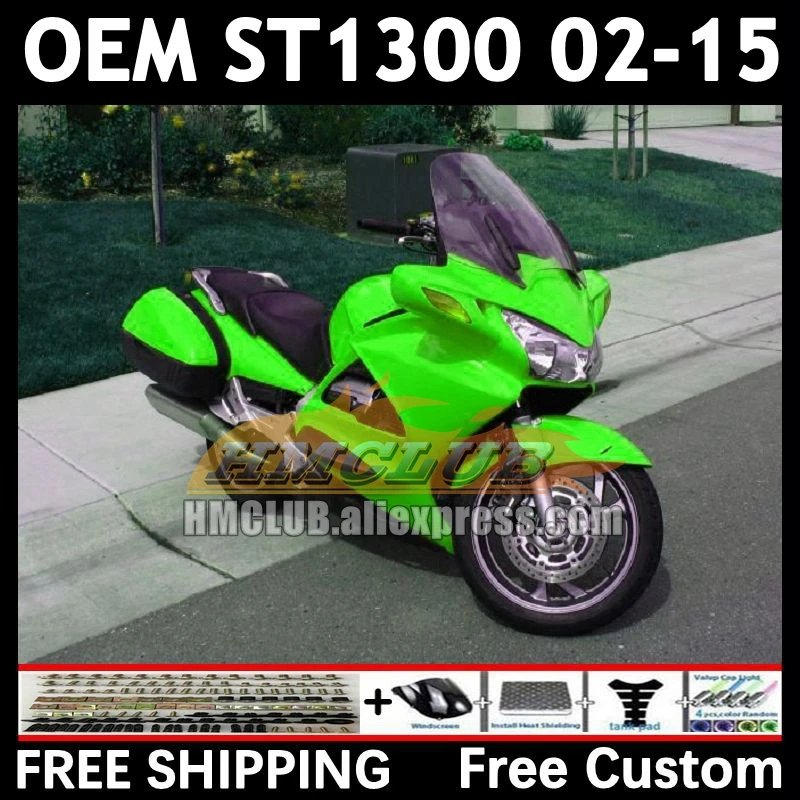 STX1300 For HONDA Pan European ST1300 89No.115 ST-1300 ST 1300 2002 gloss green 2003 2004 2005 2006 07 08 09 10 11 12 15 Fairing