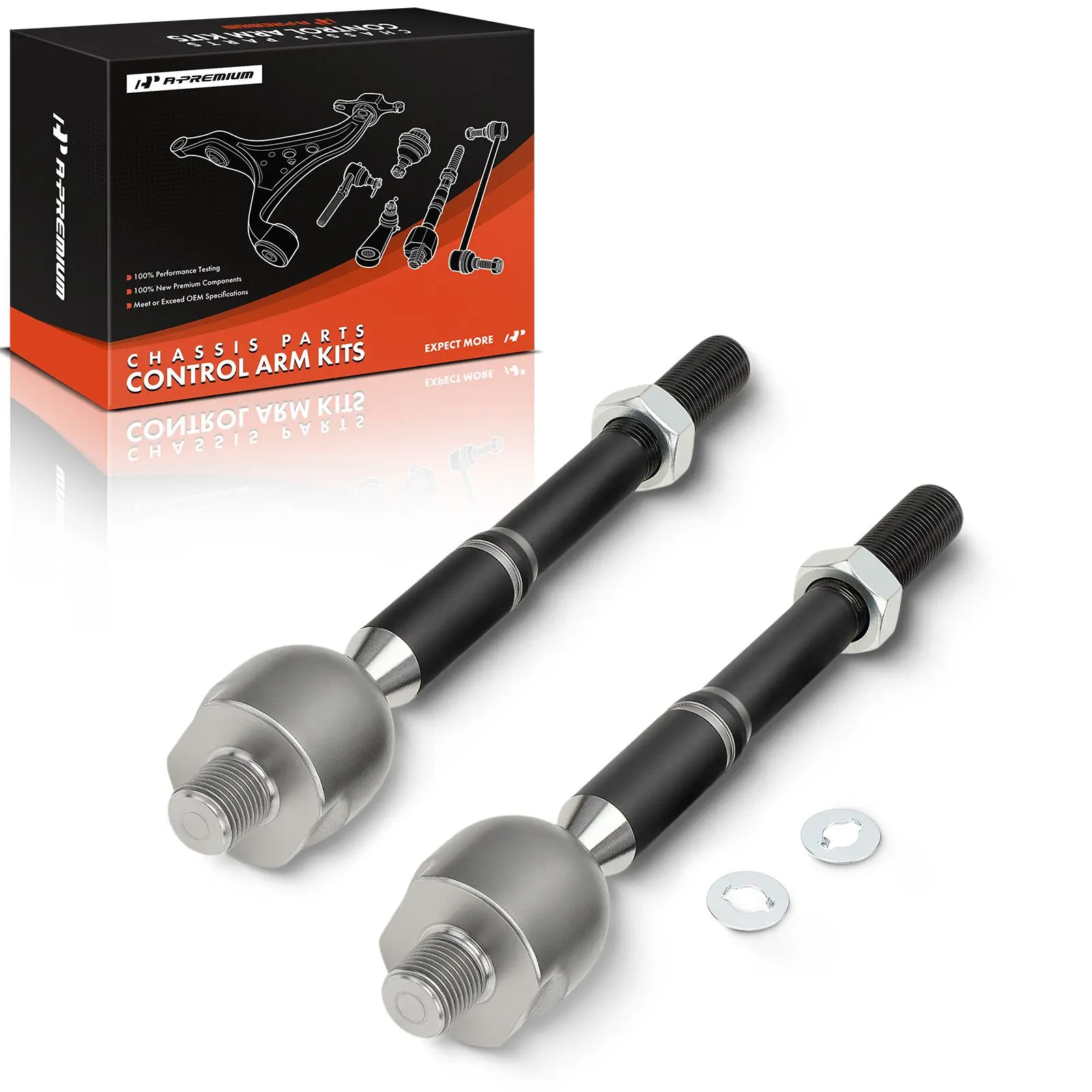 A-Premium 2x Front Inner Tie Rod End for Toyota Camry 2012-2017 Avalon 2013-2018 Lexus ES350 ES300h 2013-2018