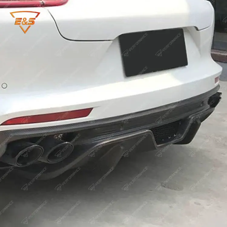 Rear Diffuser for Porsche Panamera 971 Upgrade to Carbon Fiber Style Rear Diffuser