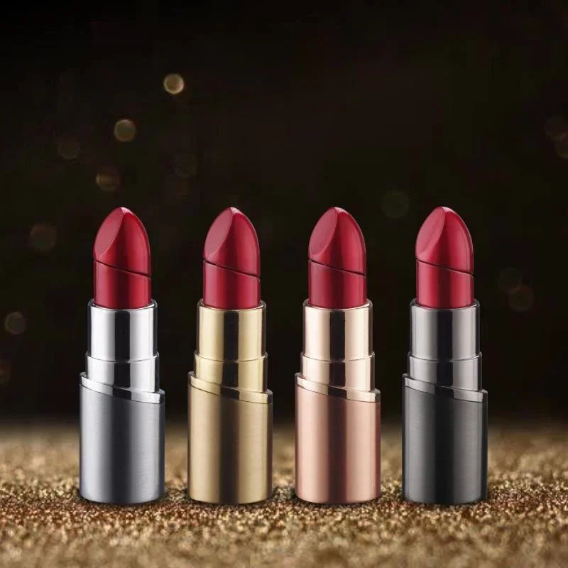 أحمر الشفاه شكل جميل ولاعة السجائر البيوتان لهب مفتوح الغاز الحرة النار أخف الصوان أخف سيدة التدخين هدية الكريسماس #3