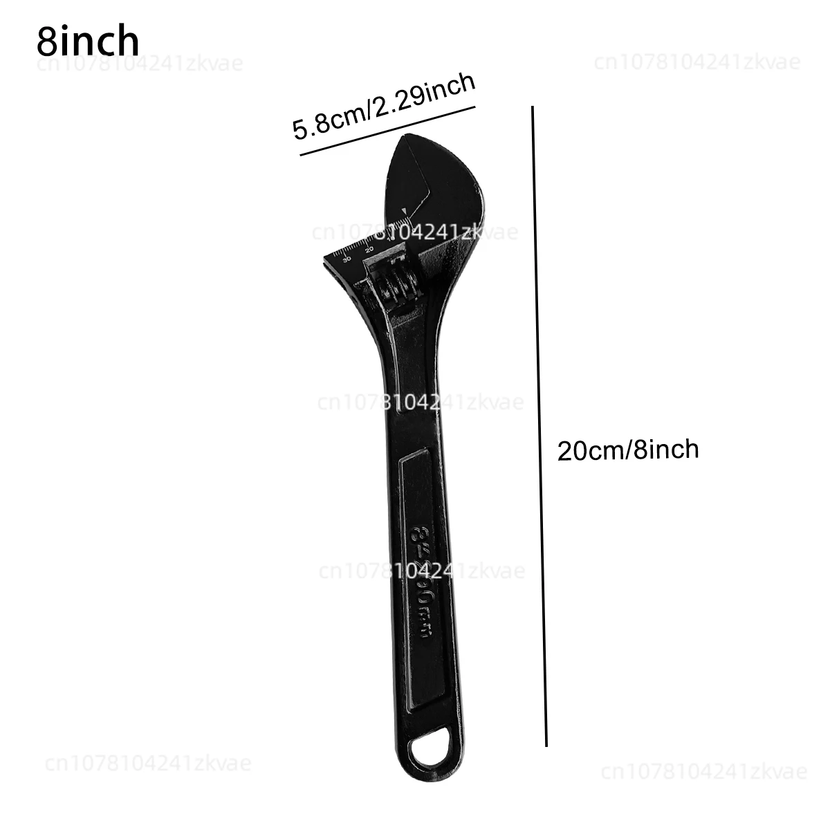 Electrophoretic Wrench 200mm 250mm 300mm Multi Functional Mini Short Handle Deformed Steel Bars Industrial Home DIY