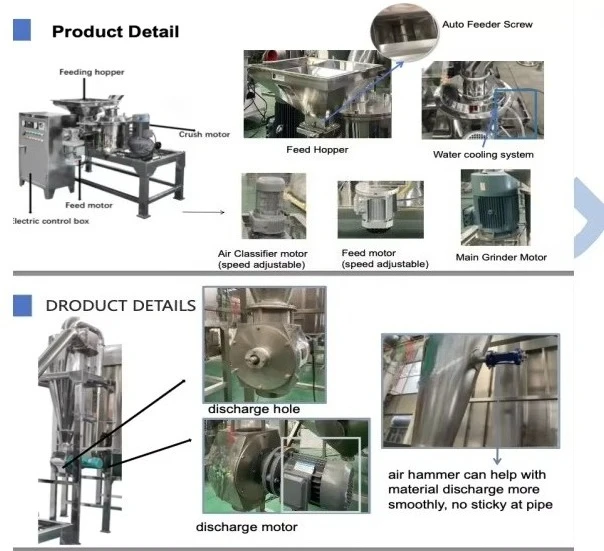 WLM  AIR CLASSIFIER MILL Spice Superfine Grinder Corn Flour Milling Machine