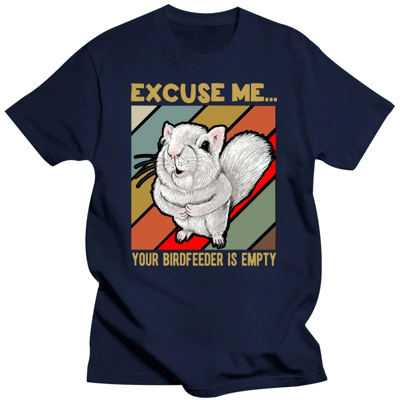 Excuse Me Your Birdfeeder Is Empty Funny Squirrel Vintage Version T-Shirts