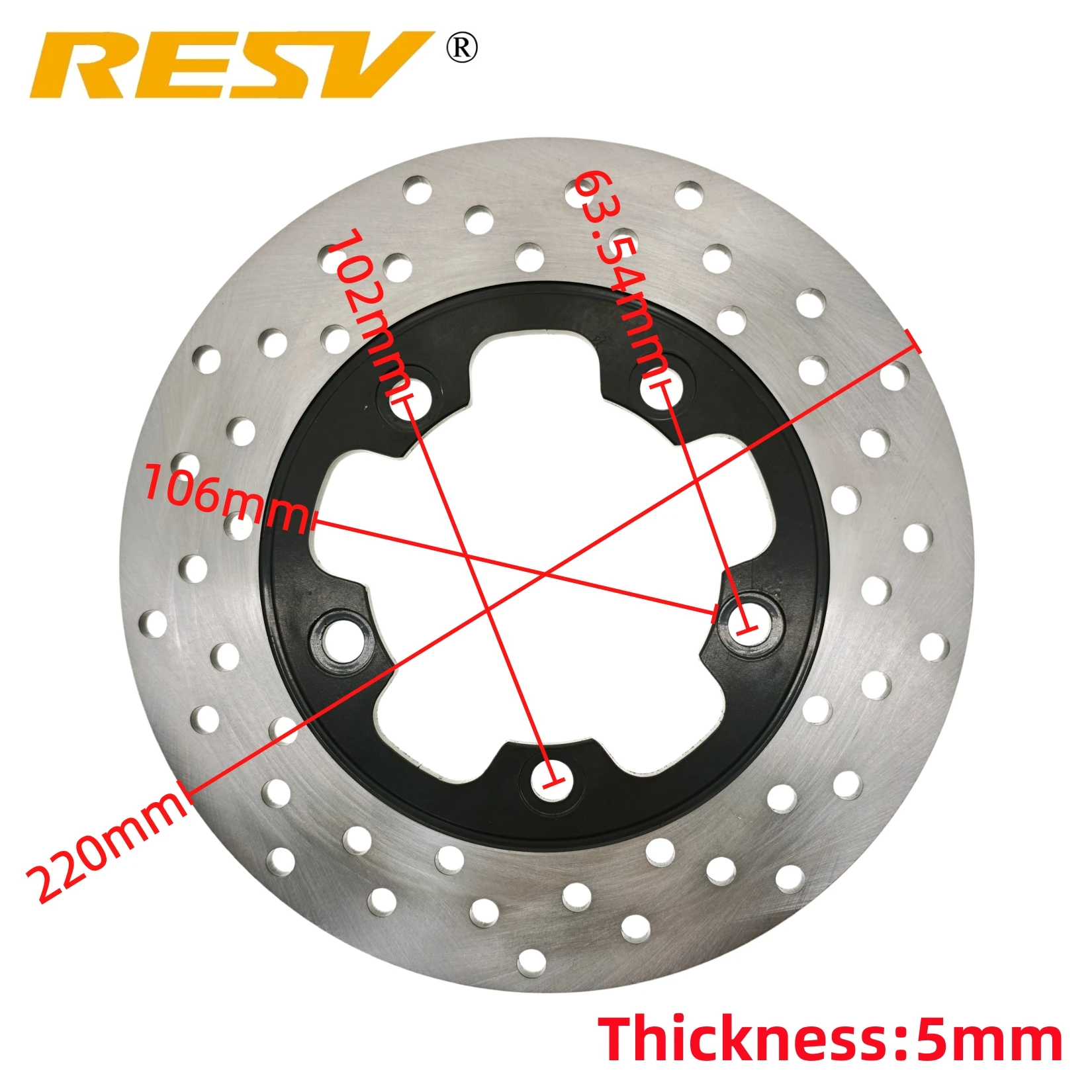 RESV For Suzuki RF 400 600 900 GSX 400 Inazuma SV 400 650 GSF 600 1200 Bandit GSX 650 750 GSXR 1100 1300 Rear Brake Disc Rotor