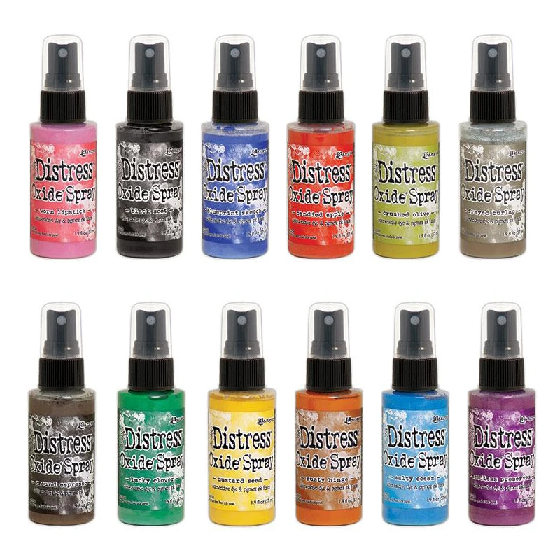 رذاذ أكسدة الحبر 3 # 12 لونًا من أكسيد Disstress Apray Tim holz إكسسوارات وأدوات هواية #5