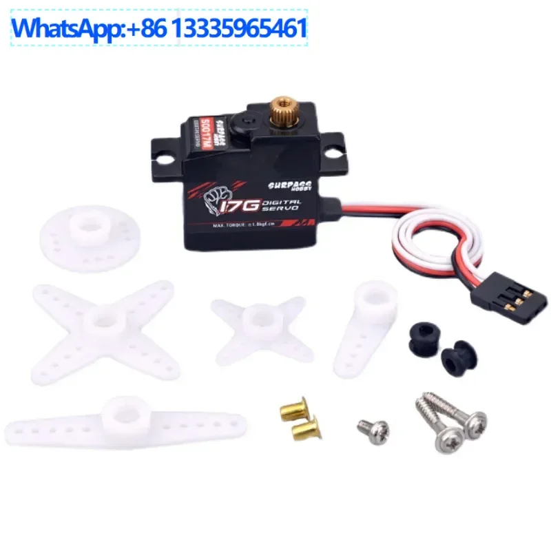 

5Set Surpass-hobby 17g Metal Gear S0017M Digital Servo 1:18 High Speed Car Fixed Wing