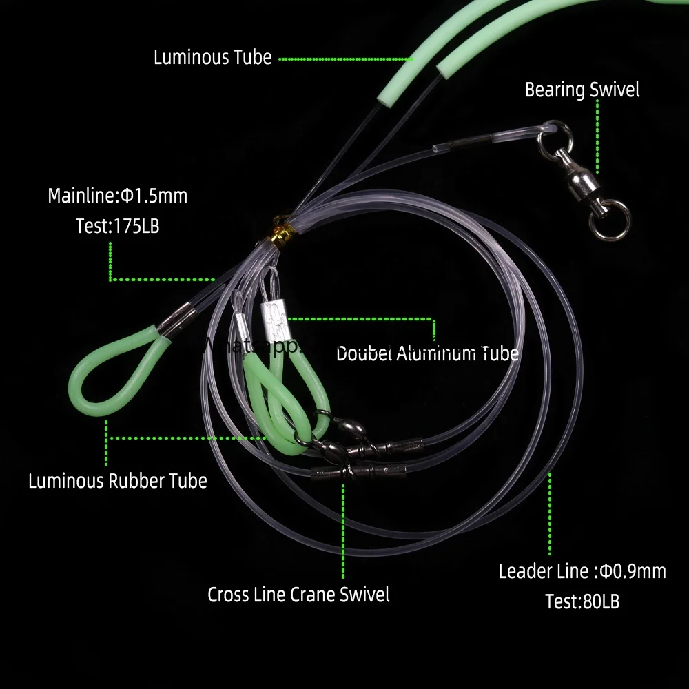 

Bulk Customized Hand Tied Strong Hapuka Grouper Cod Sabiki Rig Deep Sea factory