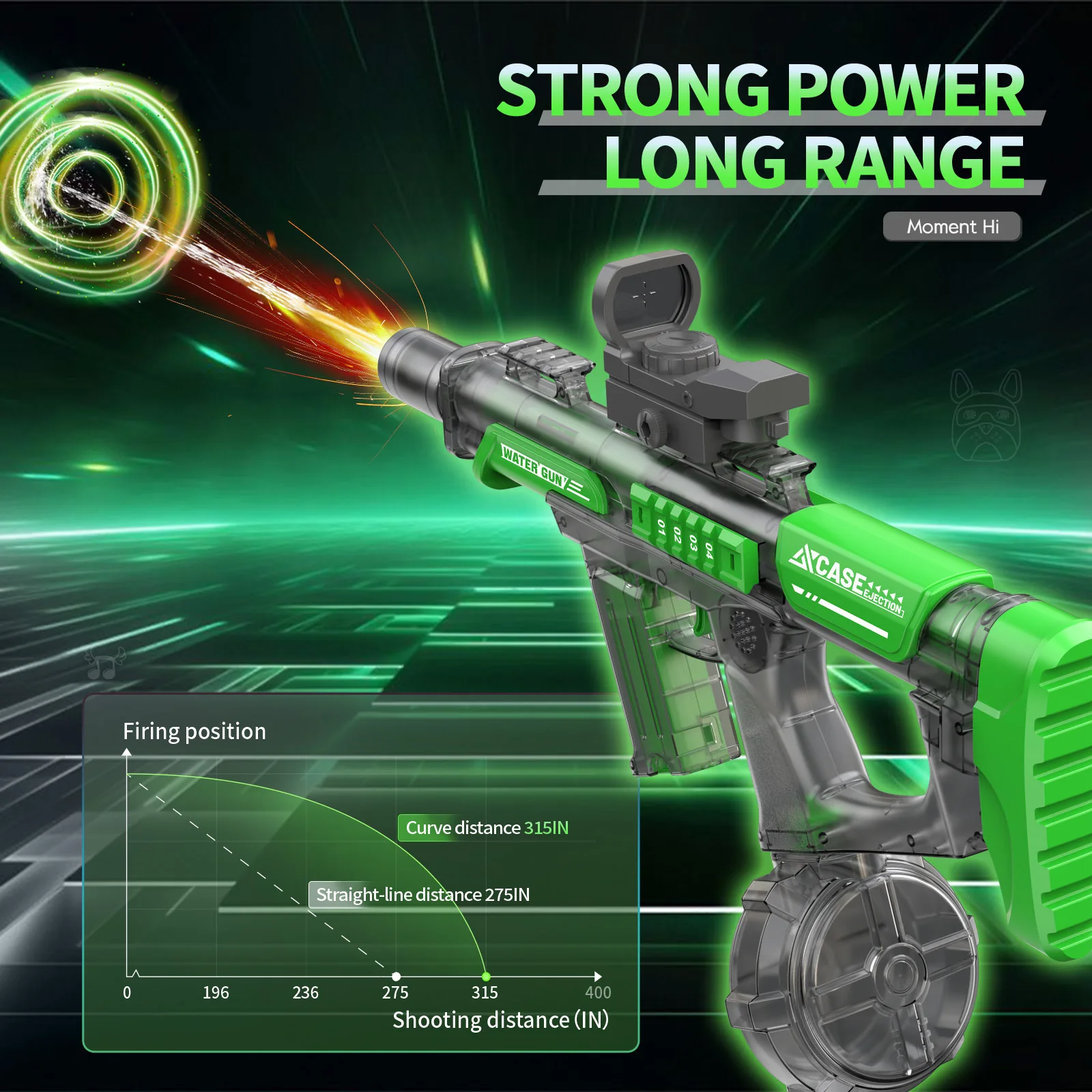 2026 New Electric Water Guns For Adults Powerful Squirt Water Large Capacity Automatic Continuous Water Gun Summer Outdoor Toys