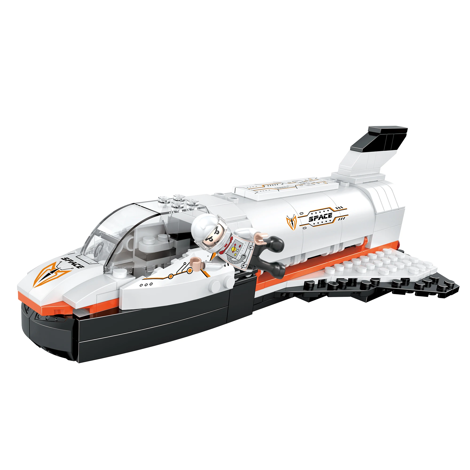 Cogo 3-in-1 Space Shuttle Modellbau steine-Ziegel Spielzeug Raumfahrt agentur Luft-und Raumfahrt-Kinder Geburtstags geschenk (168 Stück)