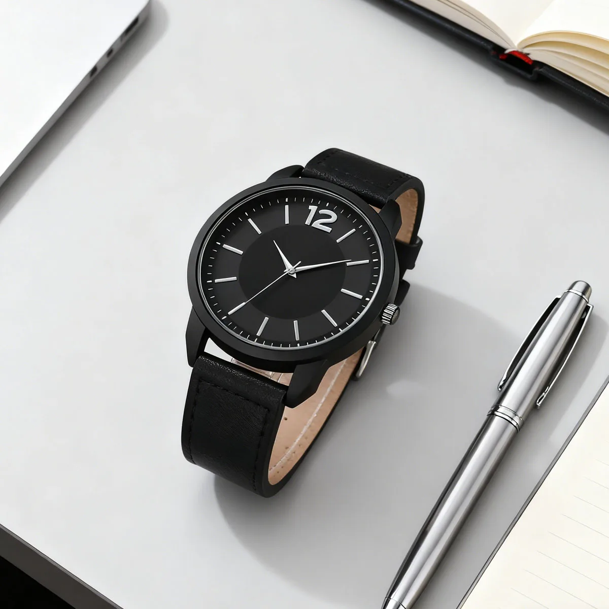 

1pc-Fashionable and Minimalist Couple Watch, Lightweight and Luxurious Minimalist Watch (no Box)
