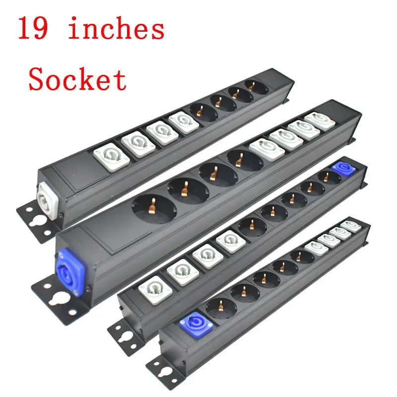 19 inch PDU power strip NAC3MPA NAC3MPB aviation socket without extension cord