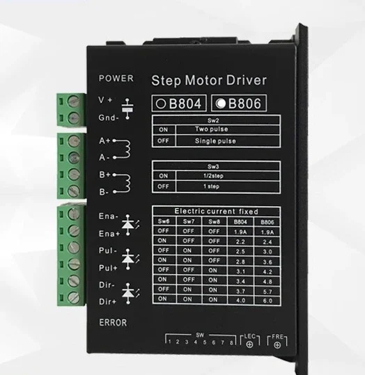 Las piezas para el controlador de motor paso a paso bifásico B806 se pueden utilizar para pelar cables automático, máquina cortadora de cables de computadora