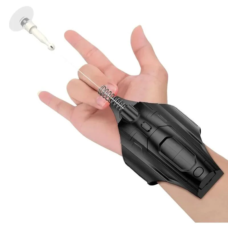 Parker Cosplay Spider man Silk Launche Toy Web Shooters Wrist Launcher Shooters Props Shooting Device Toys For Children Gif