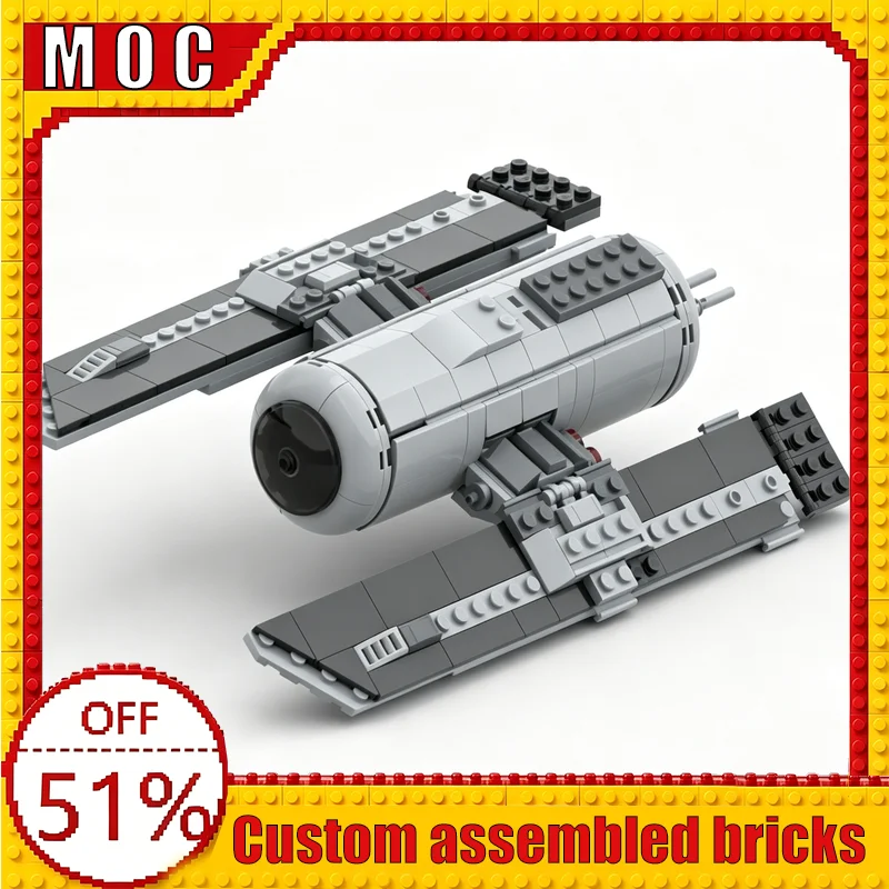 

NEW 499PCS TIE Transporter Sci Fi Modify Technology Starship MOC Model Building Blocks DIY Assembly Educational Learning Gifts