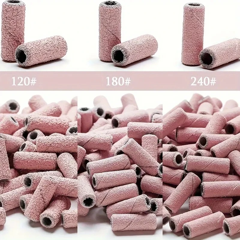 60 قطعة رشاقته 3.1 مللي متر زيبرا صغيرة مسمار الرملي العصابات آلة كهربائية مسمار لقمة ثقب UV جل الاكريليك مزيل طلاء الأظافر لأدوات الأظافر #6