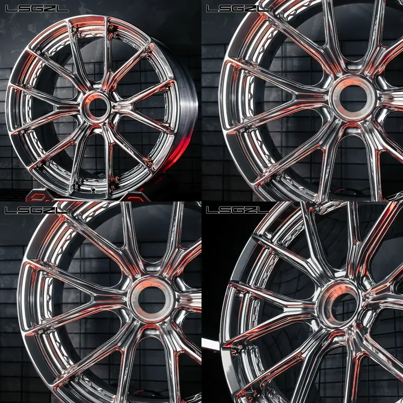 i Forged Concave Carbon Fiber Deep Dish Car Wheels 5x114.3/5x130/5x120/6x139.7 18-26 Inch 40mm 30mm Gtr/Urus/C8//