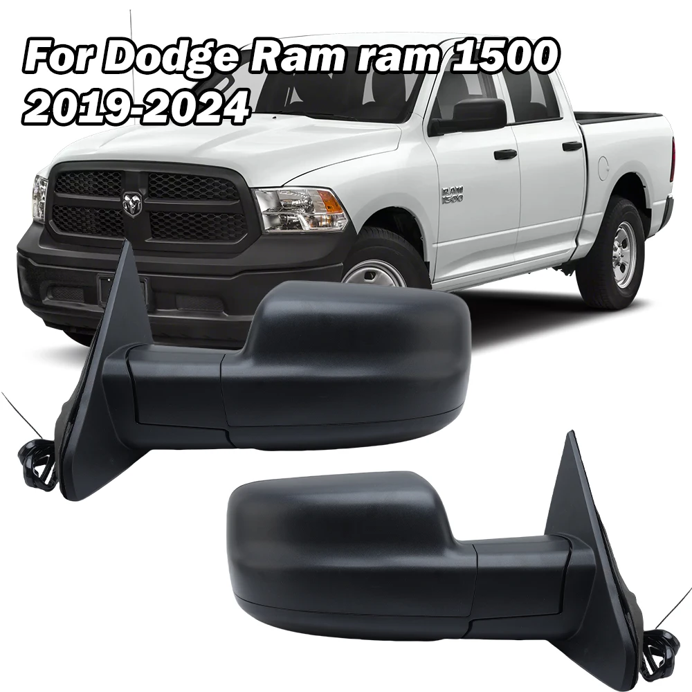 Side Rearview Mirror Assembly For Dodge Ram 1500 2019 2020 2021 2022 2023 2024 With Heated Door Rearview Mirror Car Accessories