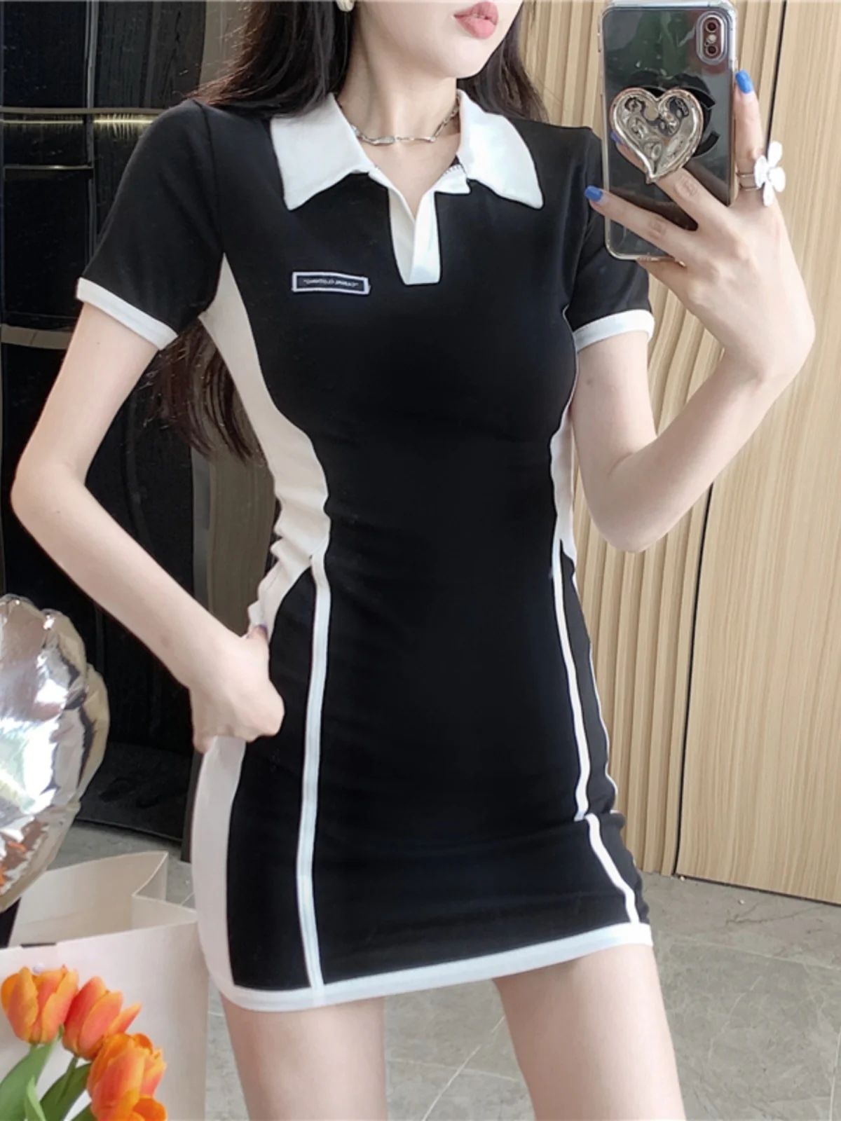 Casual Bla Ne Dr frauen Sommer Neue Sle Spor Slim Fit Rock ort Rock Koreanische Sle Pendeln A-linie Rock