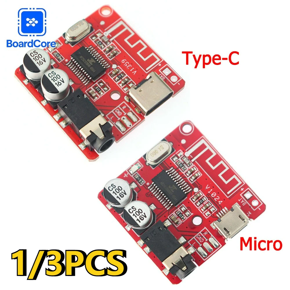 1/3PCS DIY Bluetooth Audio Receiver Board Bluetooth 4.1 MP3 Lossless Decoder Board Wireless Stereo Music Module 3.7-5V