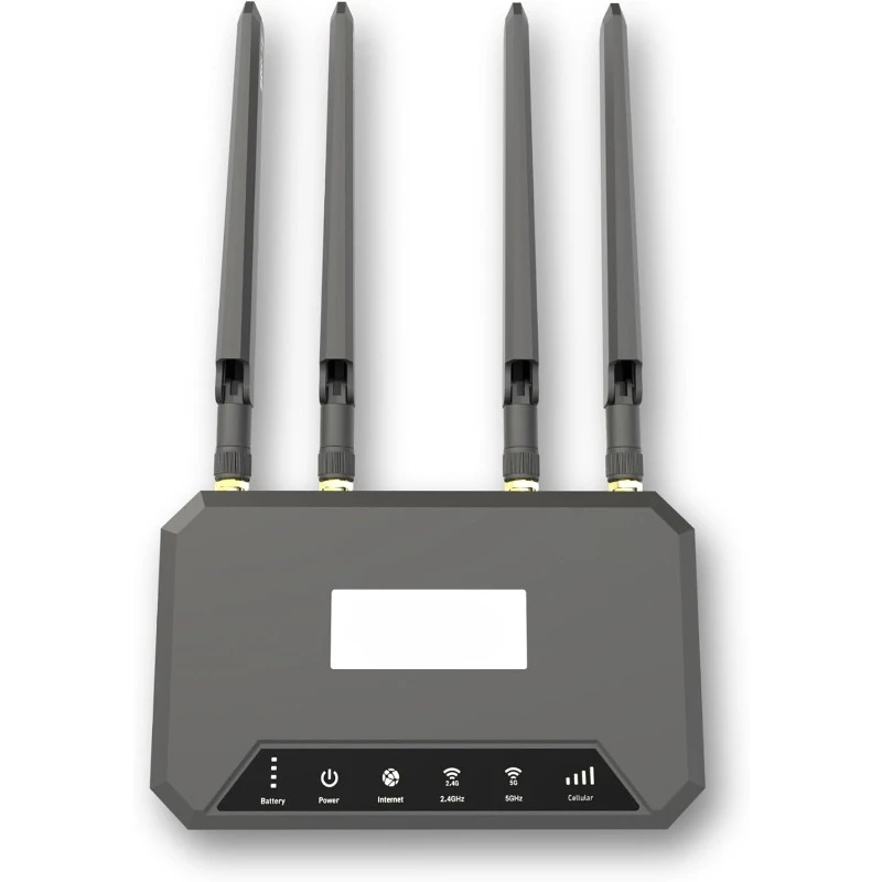 

m212 4G LTE Cat12 Cellular Business or Home Router, WI-FI 6, Dual-SIM, 8 Hours of Backup Battery for Travel