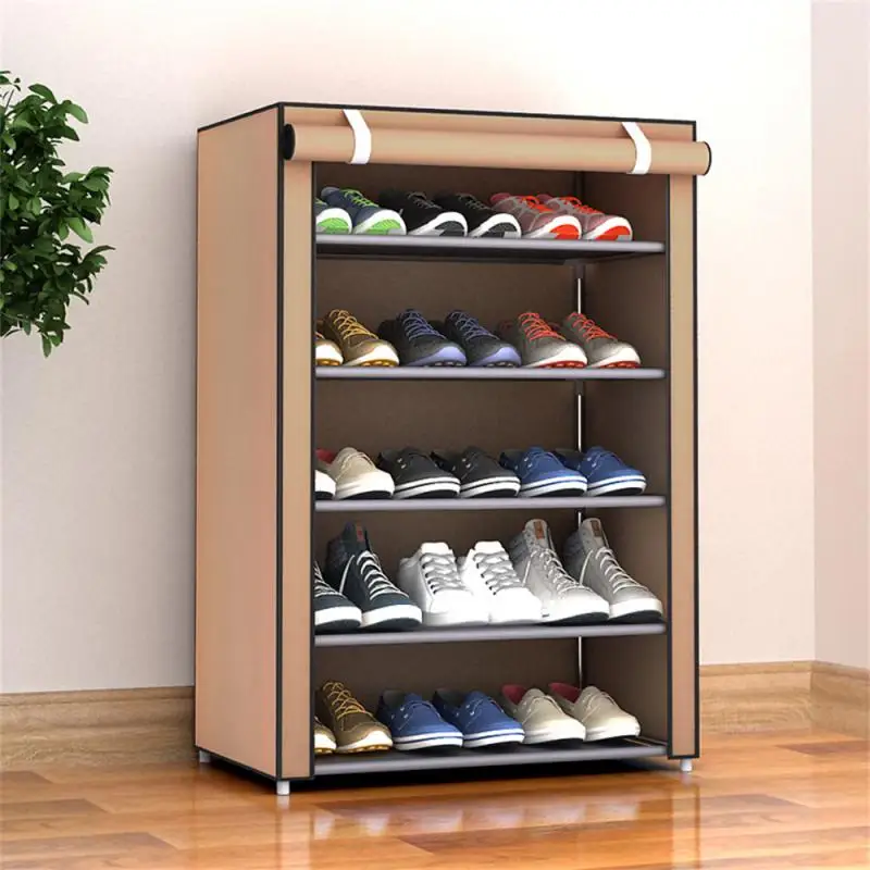 

6/8/10Layers Shoes Rack Multilayer Oxford Shoe Cabinet Rack Shelves Household Closet Case Dustproof Storage Organizer for Shoes