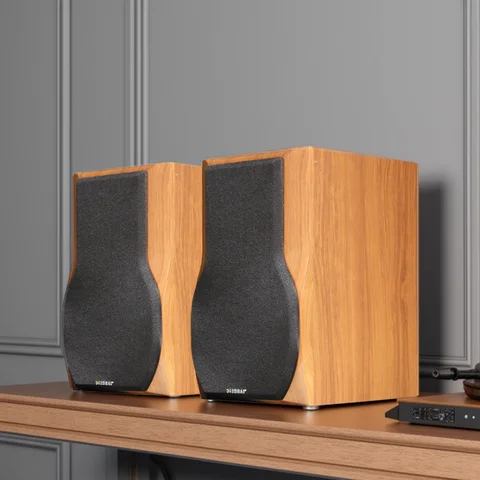 HIFI 목제 패시브 오디오 사운드 앰프 모니터 스피커, 음악 플레이어, 6.5 인치 책장 스피커, F30, 4Ohm, 25 ~ 200W