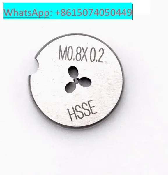 

M0.8x0.20 M0.9x0.225 Резьбовой метчик M0.8 M0.9 Нерегулируемые резьбовые штампы Саморезы для ремонта часов