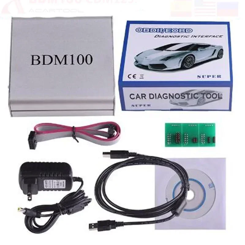 Адаптеры BDM ECU для BDM100 BDM, полный комплект программатора ECU, быстрая доставка, диагностический инструмент BDM 100 V1255