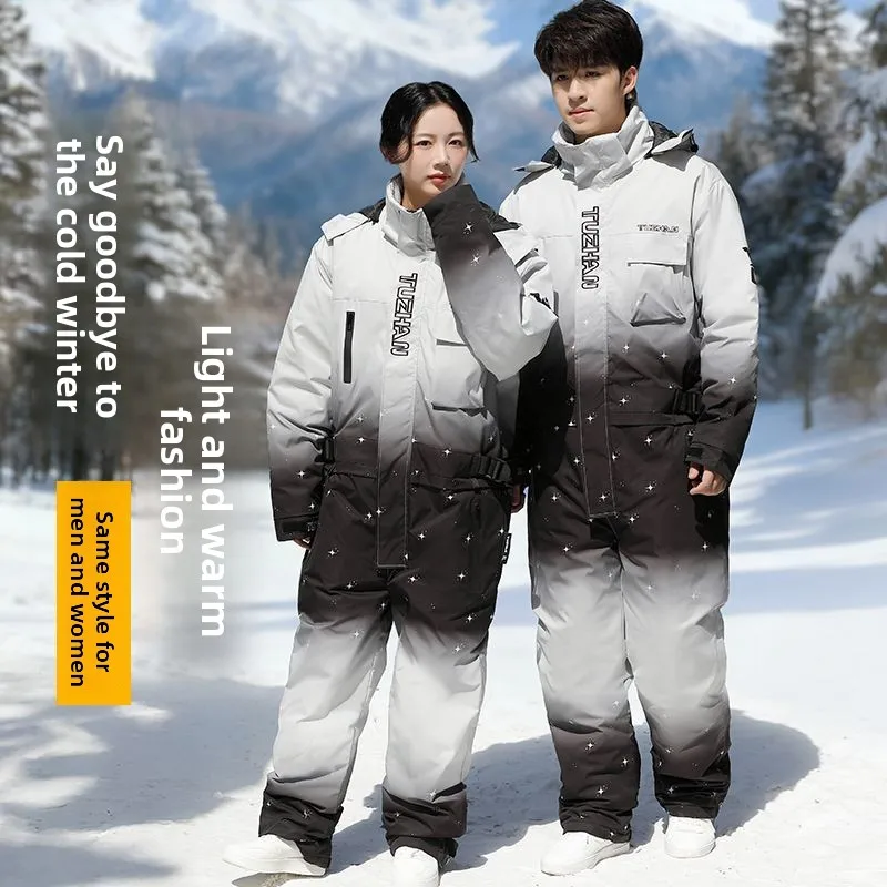 Winter Skiing Clothes Waterproof Warm Cycling Fiing Suit Car Windproof Zipper Men's Outdoor Gear 오토바이 방한 의