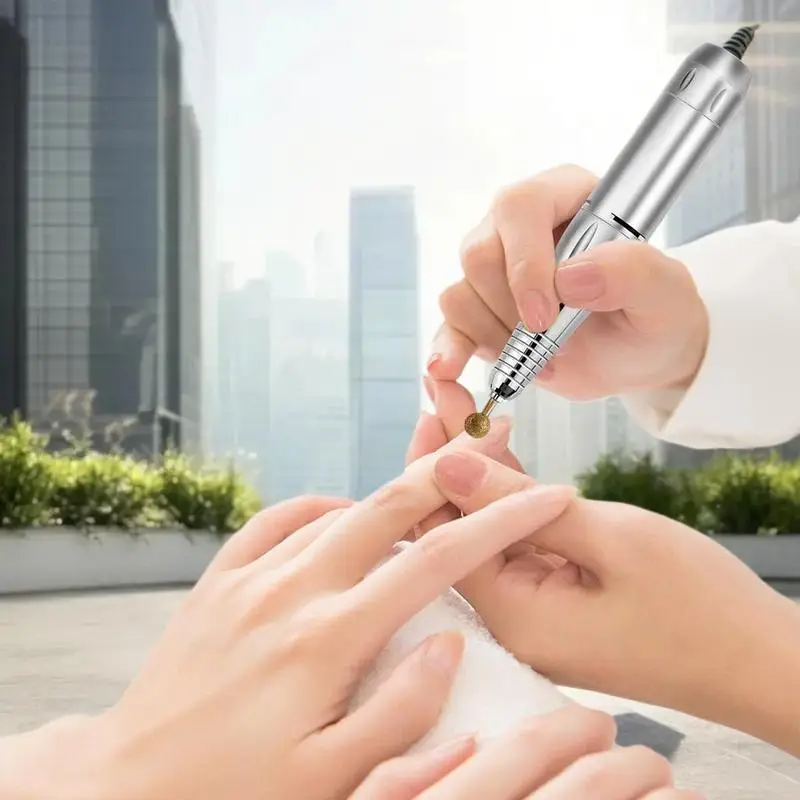 الكهربائية تيار مستمر مسمار الحفر مقبض قلم ملف البولندية ماكينة الطحن قبضة مانيكير باديكير أداة لملحقات آلة الحفر الأظافر
