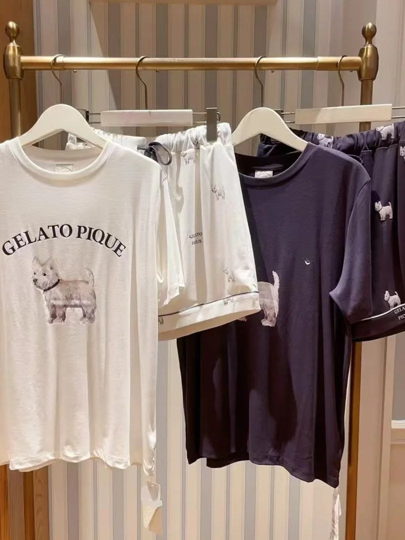 pigiama-estivo-gp-gelato-pique-in-modal-per-donna-con-stampa-di-cagnolini-maniche-corte-abbigliamento-da-casa-morbido-collo-tondo-pullover-corto