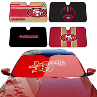 S-san F-Francisco 49ers Solar Protection Windshield Sunshade Cover Sun Shade Auto Sun Visor Car Covers