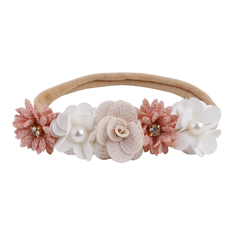 Baby Girl Headband Cute Baby Elastic Hair Band Newborn Head Flower Toddler Headband Headwear Kids Accessories