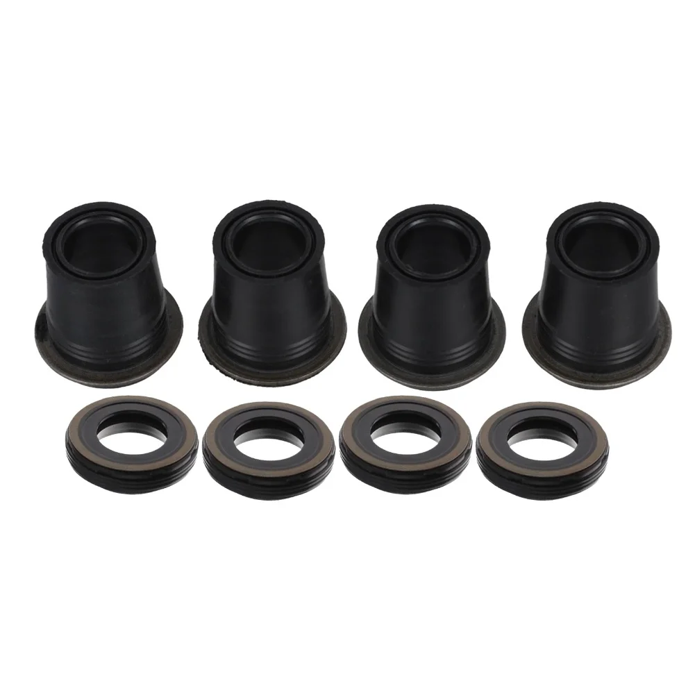 8pcs Fuel Injector Rocker Cover Gasket Seal Kit Fit for Toyota For Hilux KUN16 KUN26 KDN Series and Prado Diesel 1KD FTV 3 0L