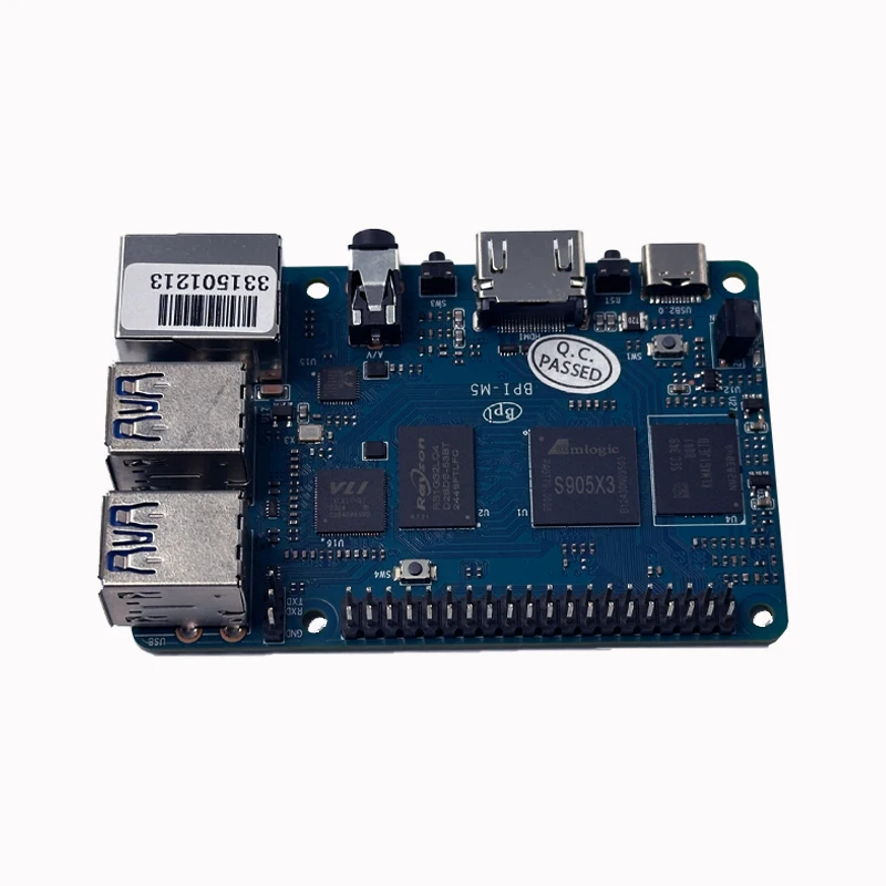 TopElec Banana PI BPI-M5 4GB LPDDR4 RAM 16GB Amlogic S905X3 Quad Core Cortex-A55 EMMC Flash Dev Single Board Support Linux